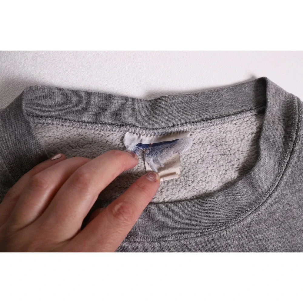 Vintage Nutmeg Mills Minnesota Timberwolves Sweatshirt Gray NBA Crewneck USA L